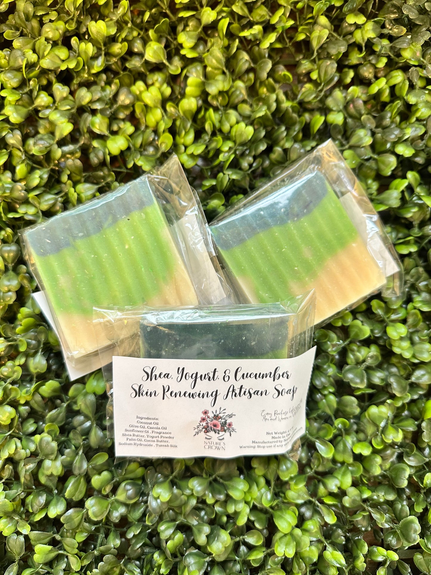 Cucumber Shea and Yogurt Refreshing Soap