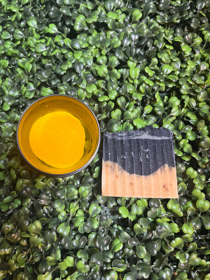 Turmeric and Charcoal Artisan Soap