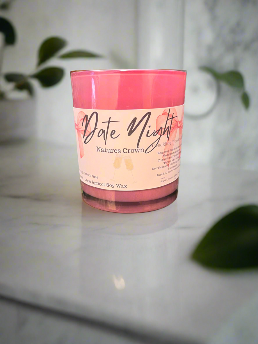 Date Night Wooden Wick Candle