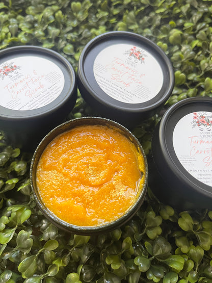 Turmeric and Carrot Exfoliating Face Scrub