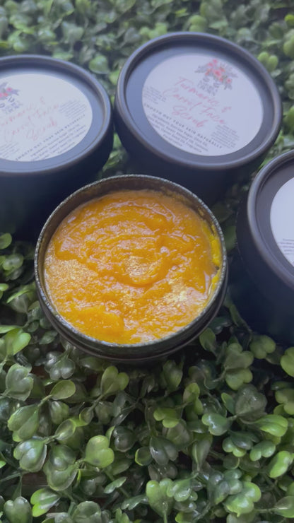 Turmeric and Carrot Exfoliating Face Scrub